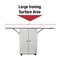 Sullivans Ironing Center, Ironing Board Table Top - Includes One Ironing Center, Fitted Ironing Cover and White Cabinet Caddy